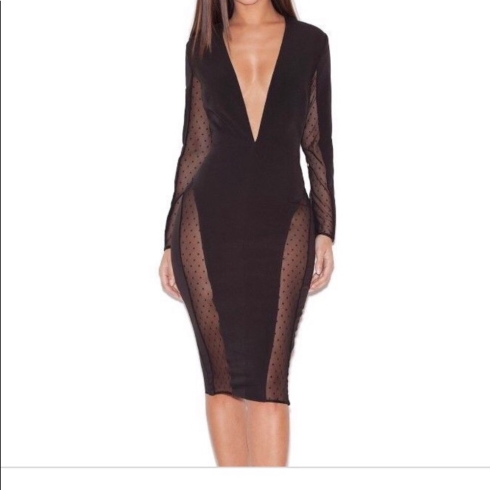 House of CB - Niida Black Dress